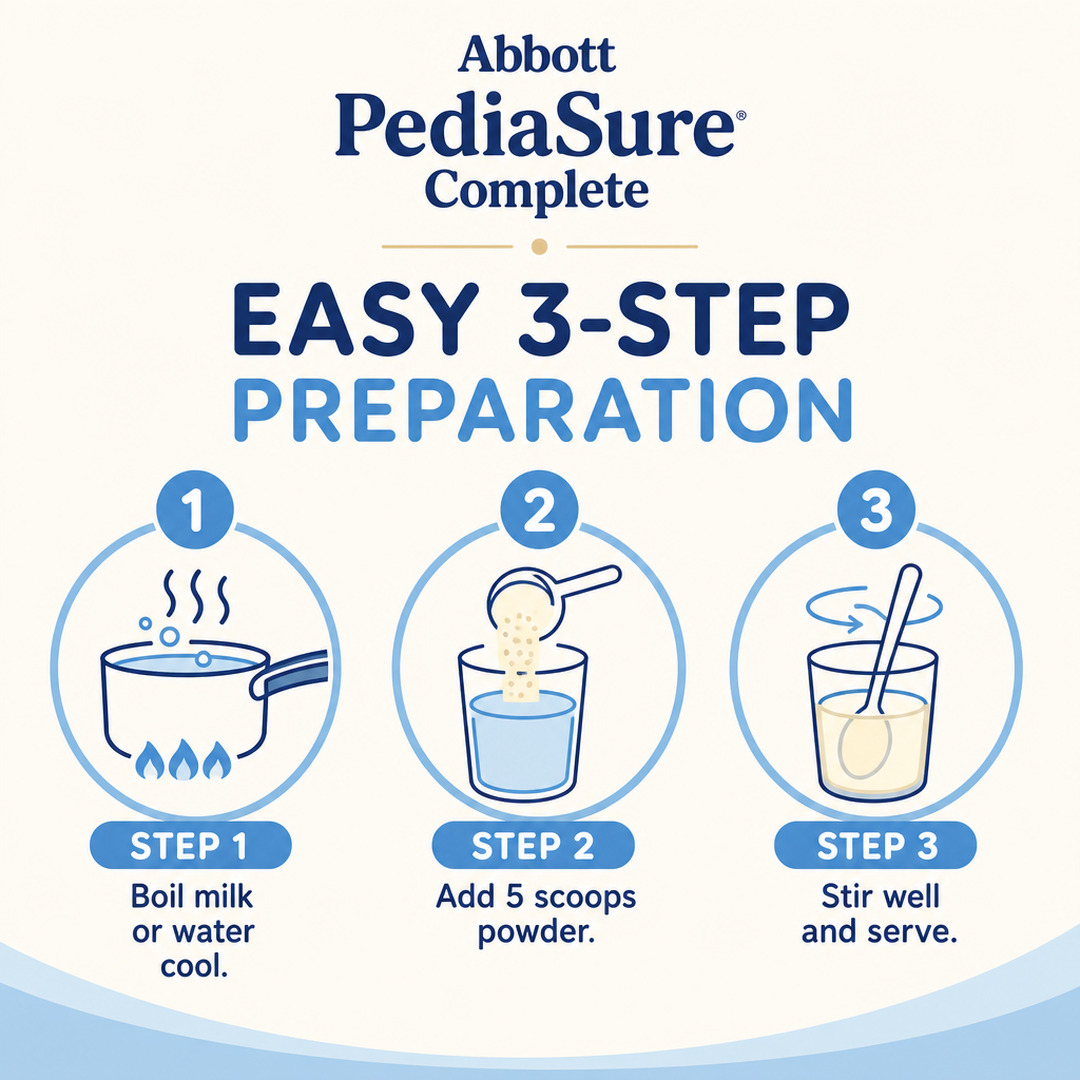 PediaSure Complete Vanilla Powder 375GM BIB thumbnail 6